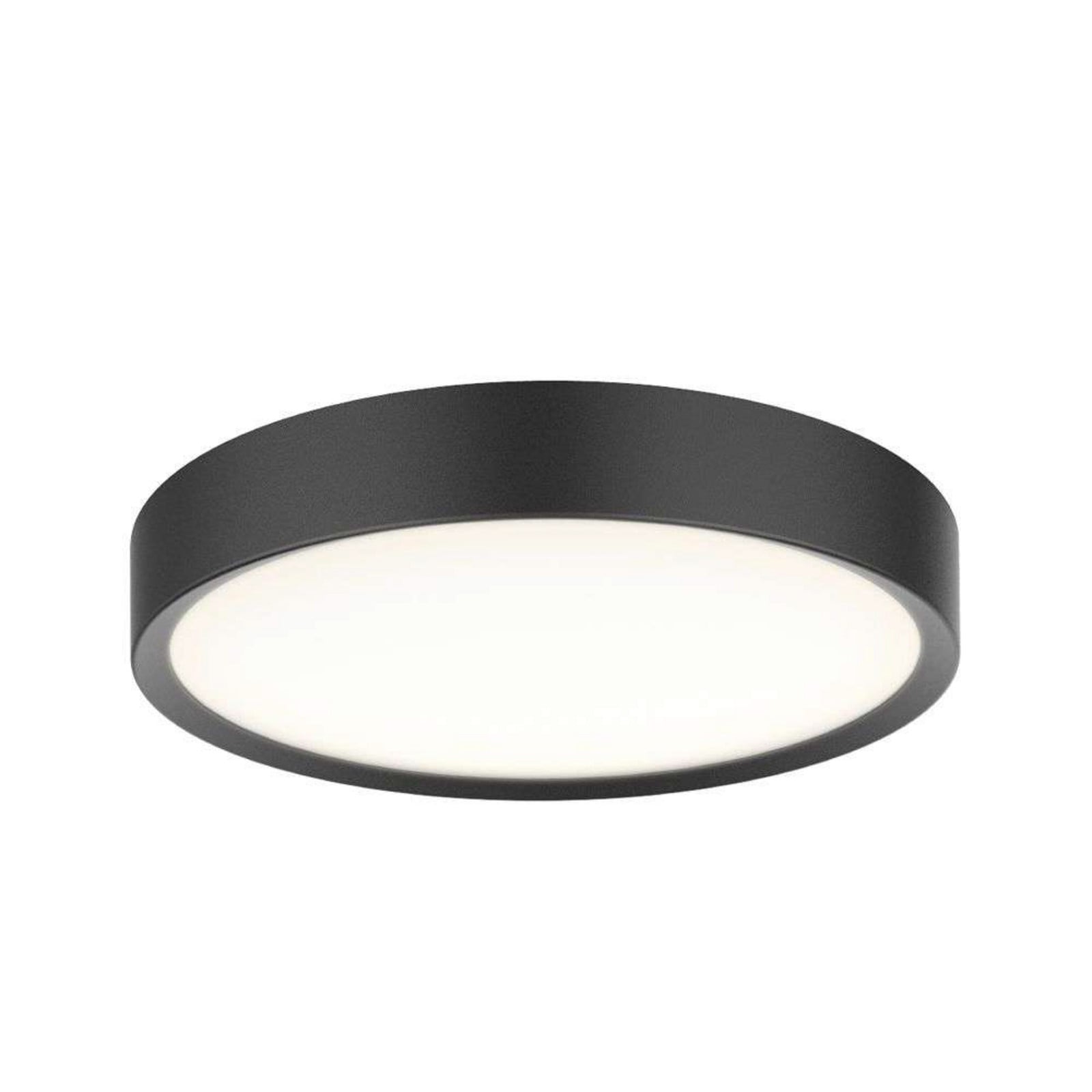 Universal LED Deckenleuchte Ø28 Black Halo Design - Wohnzimmer - Kunststoff