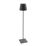 Zafferano Poldina XXL accu-vloerlamp IP54 grijs