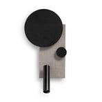 Applique murale LED Klee, grise, version droite, à 2 lampes