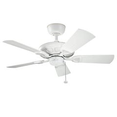 Ventilatore da soffitto Kevlar 42 IP44, bianco, Ø 107 cm
