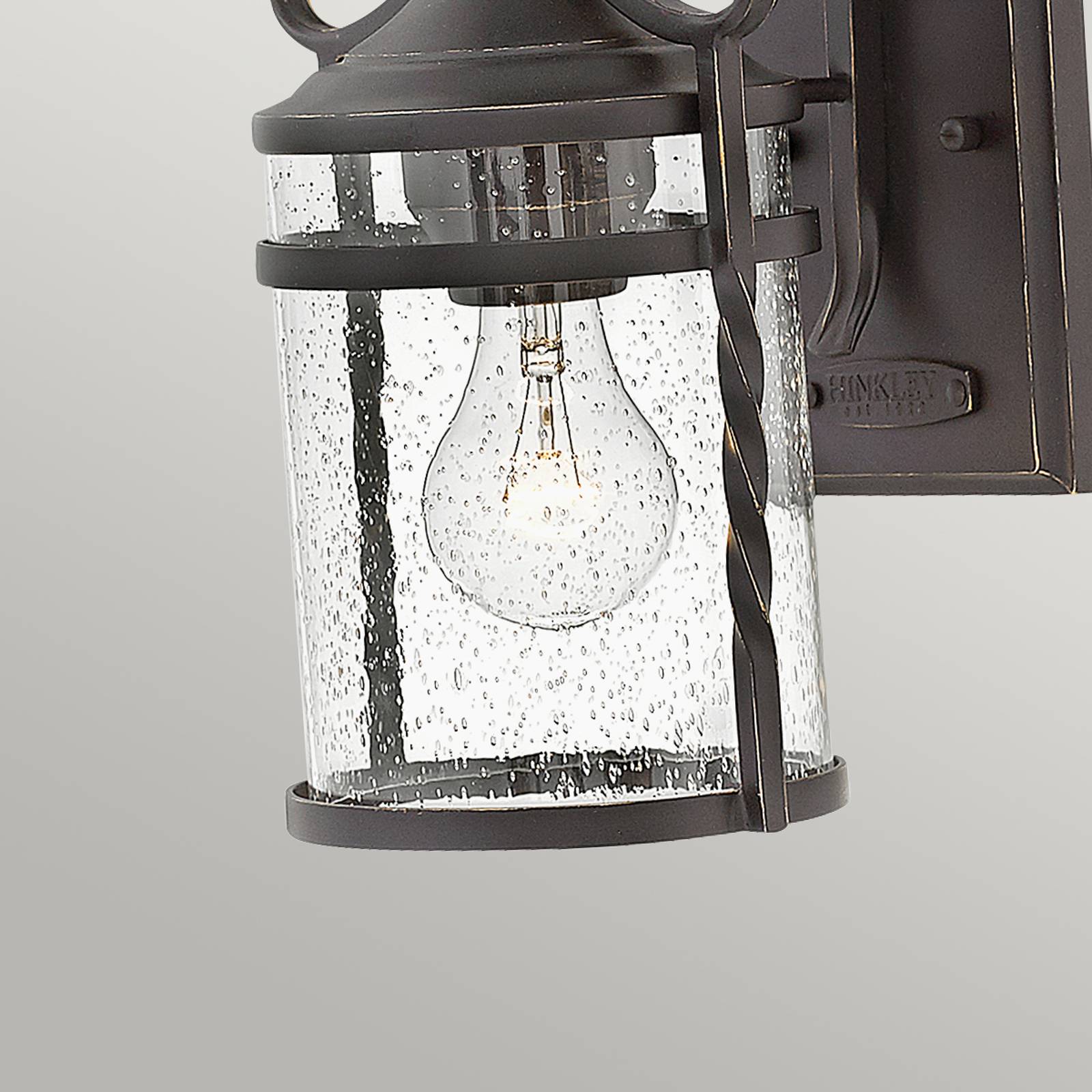 HINKLEY Venkovní nástěnné světlo Casa S ve tvaru lucerny