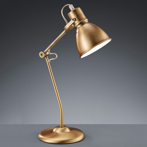 Lampe à poser Keali en laiton ancien