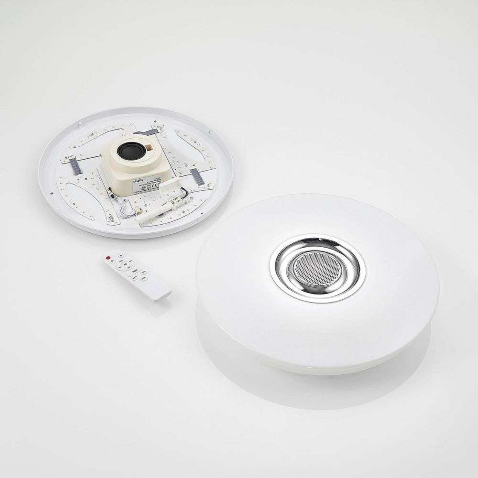 Elpida LED Ceiling Lamp w/Speaker Opal - Lindby