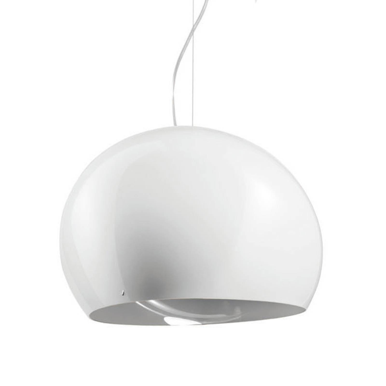 E-shop Závesná lampa Surface Ø 27 cm E27 biela/sivá