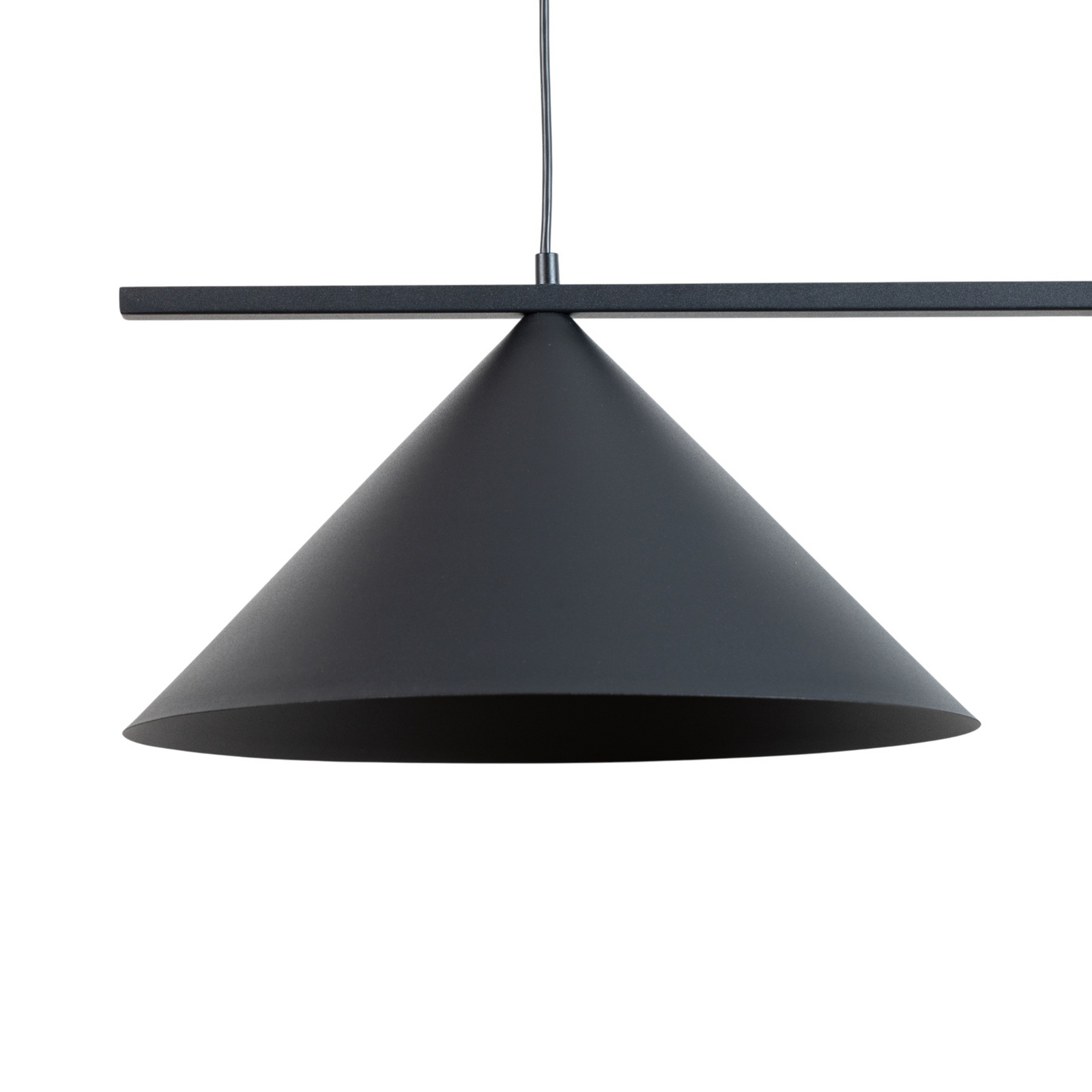 Závěsné svítidlo Capital, černé, 2 světla, Ø 46 cm, GX53