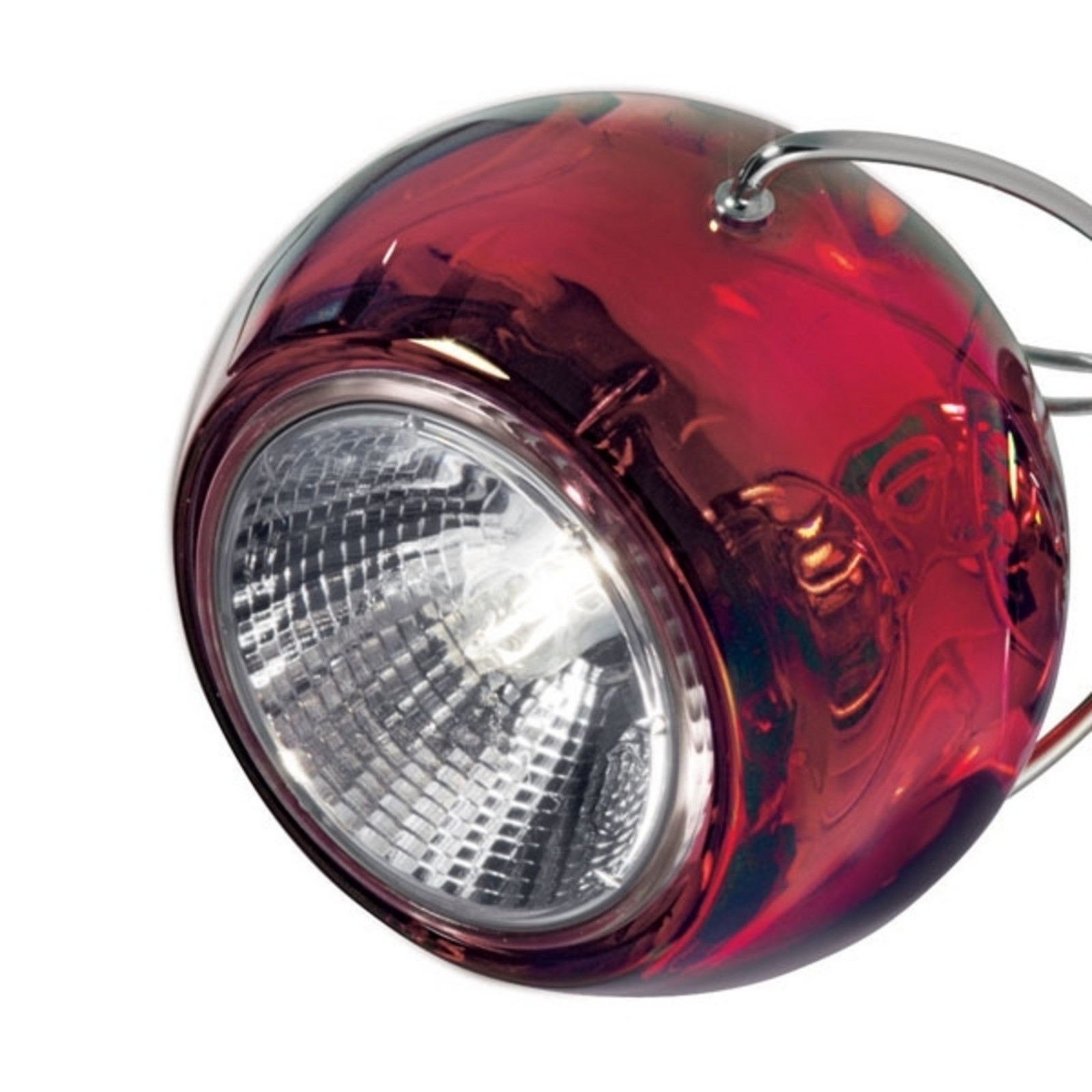 Fabbian Beluga Colour - lampă suspendată roșu