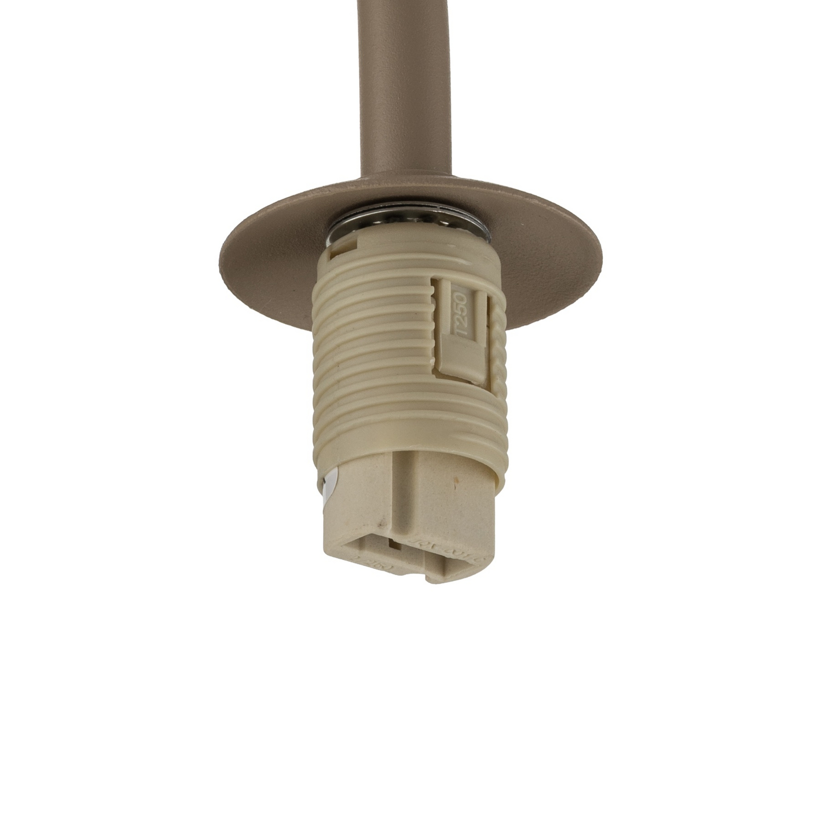 Vegglampe Lava, beige, glass, høyde 21 cm, G9