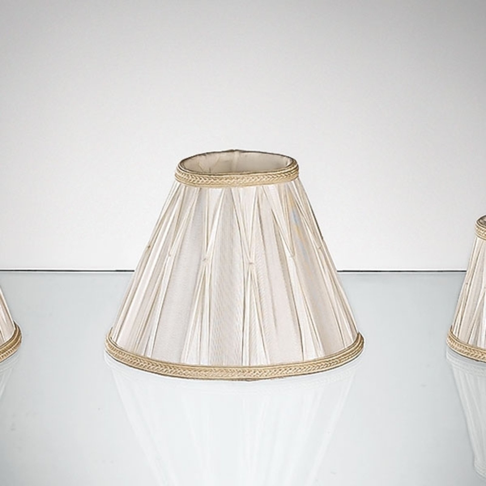 Náhradní stínidlo pro stolní lampy, plis., 23 cm