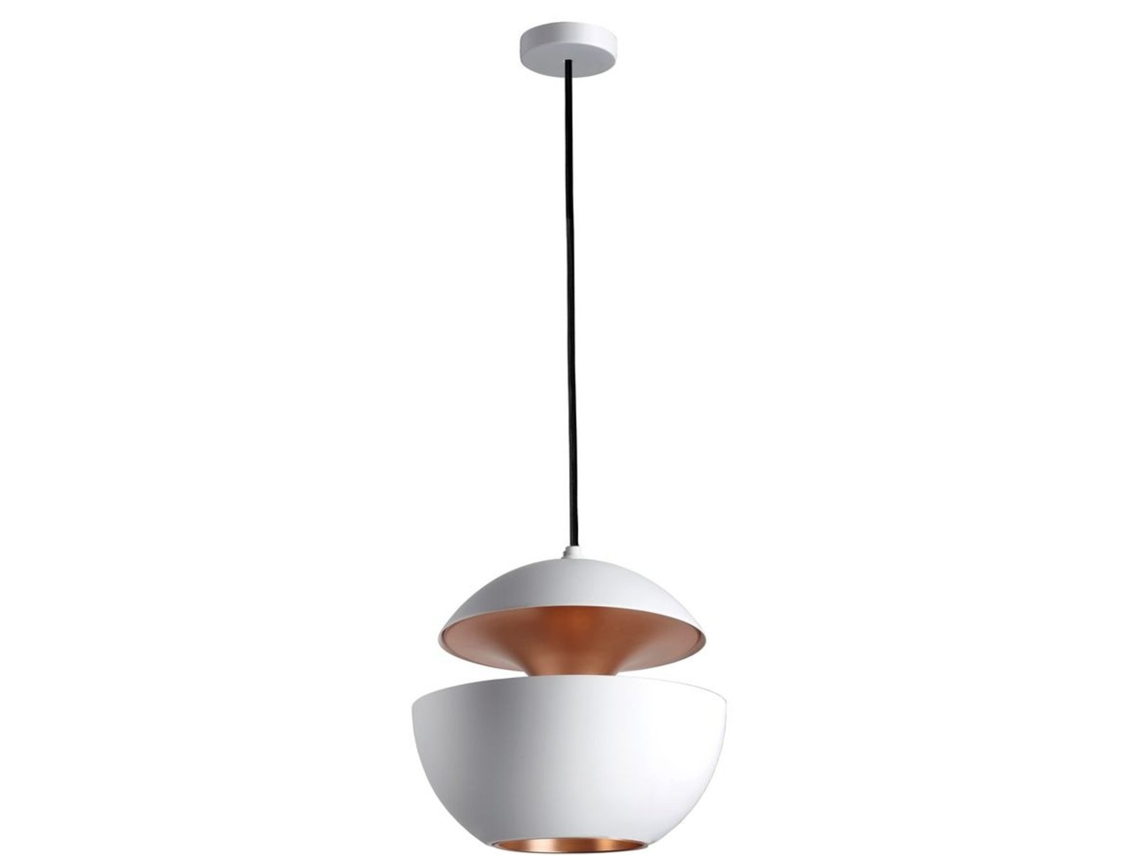 Here Comes The Sun Lustră Pendul ø250 White/Copper - DCW