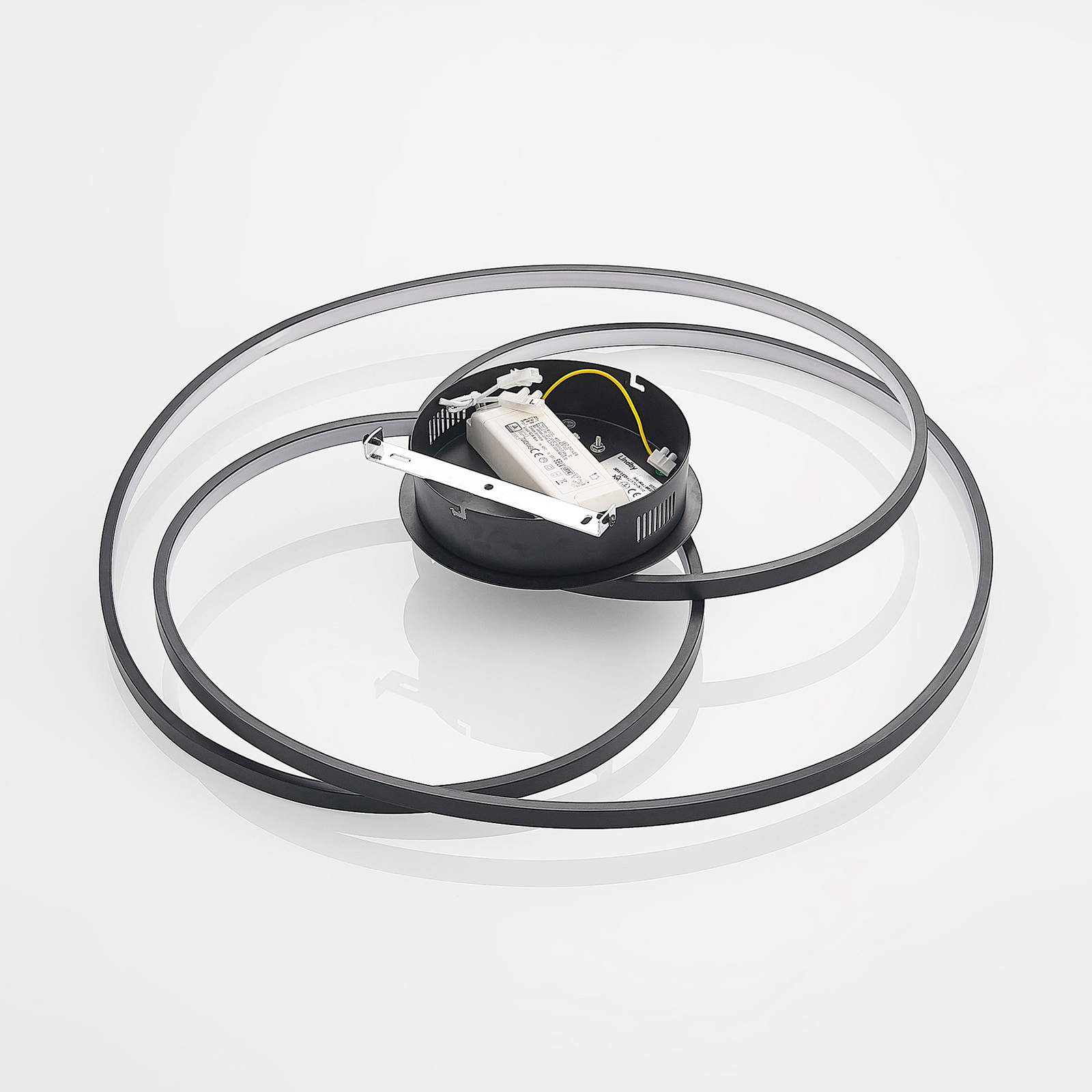 Kateryna LED Lámpara de Techo Ø60 Black - Lindby