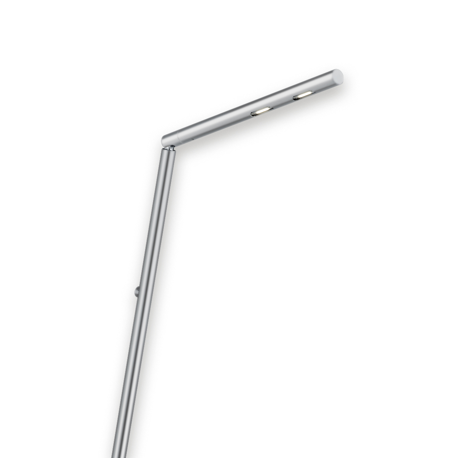 Calima -lampa stojąca LED kształt pręta nikiel mat