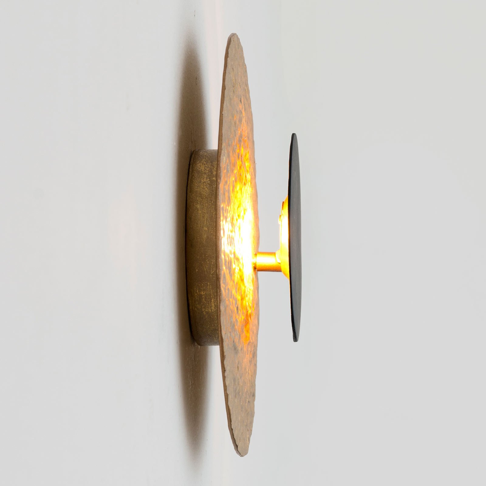 LED wandlamp Infinity in goud, Ø 26 cm