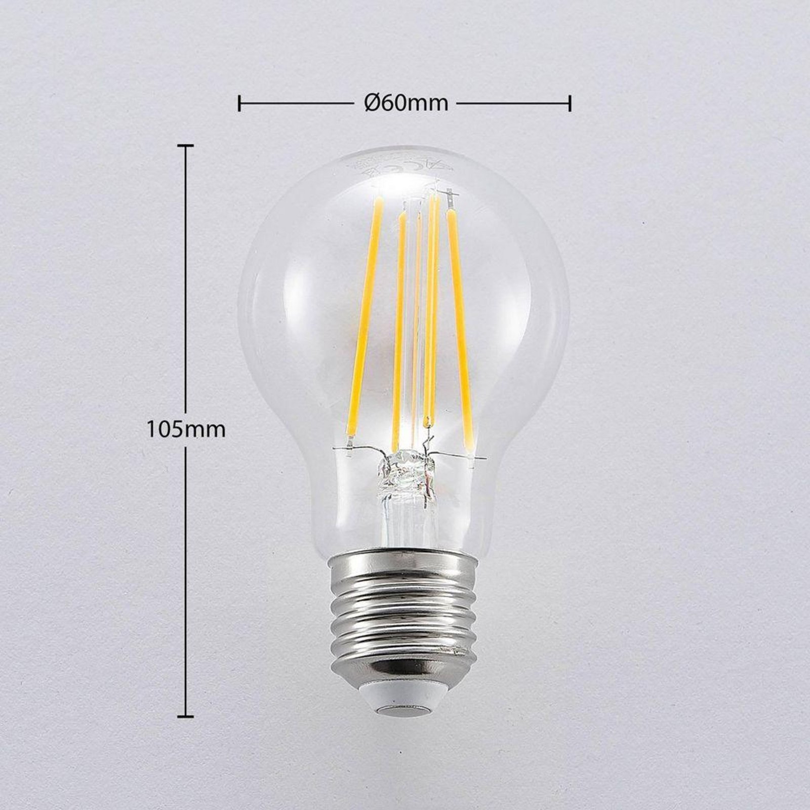 Ljuskälla LED 6,5W Filament 3-step E27 Clear - Arcchio