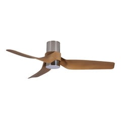 Beacon ventilatore da soffitto con luce Nautica cromo opaco silenzioso