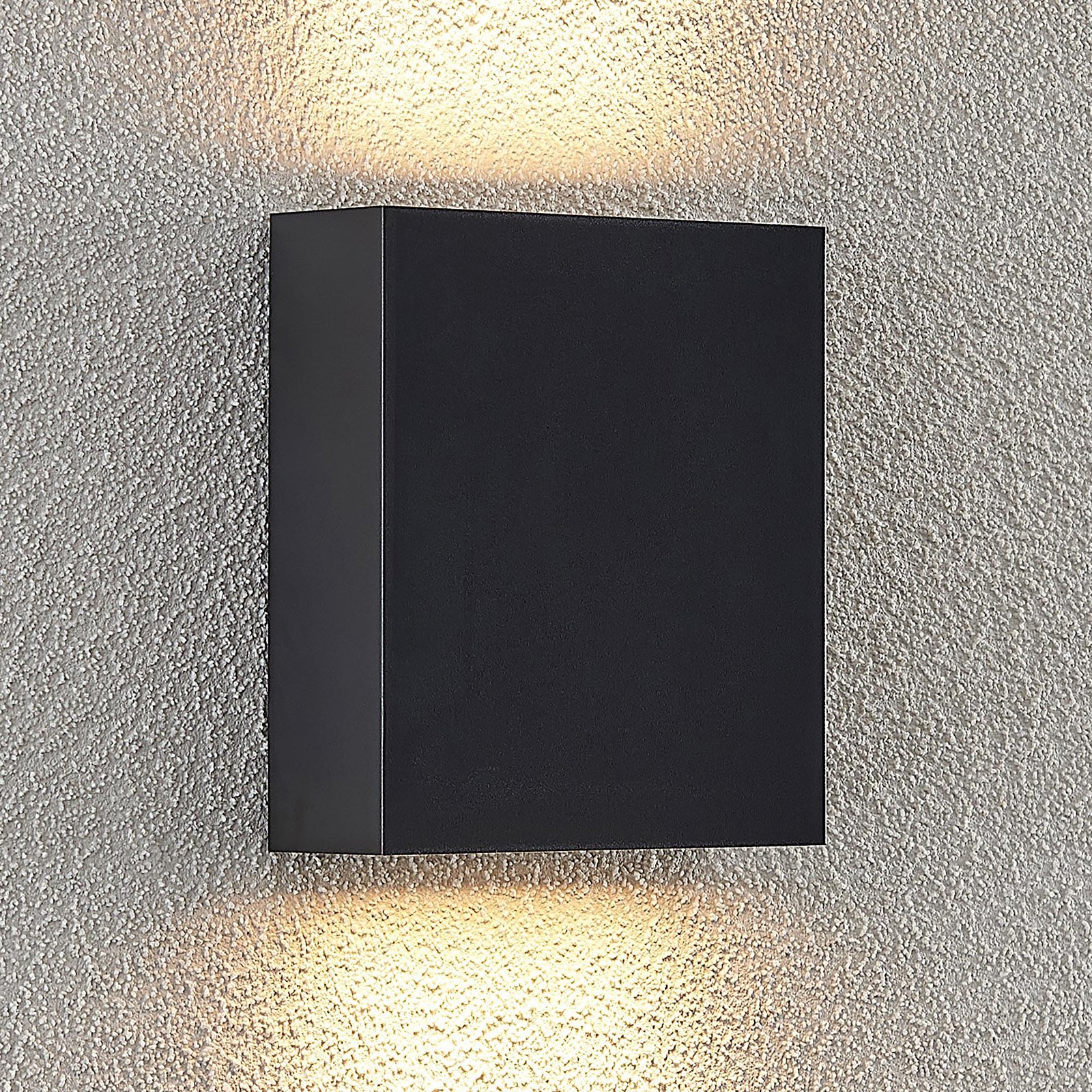 Ugar LED Buiten Wandlamp H14 Dark Grey - Lindby