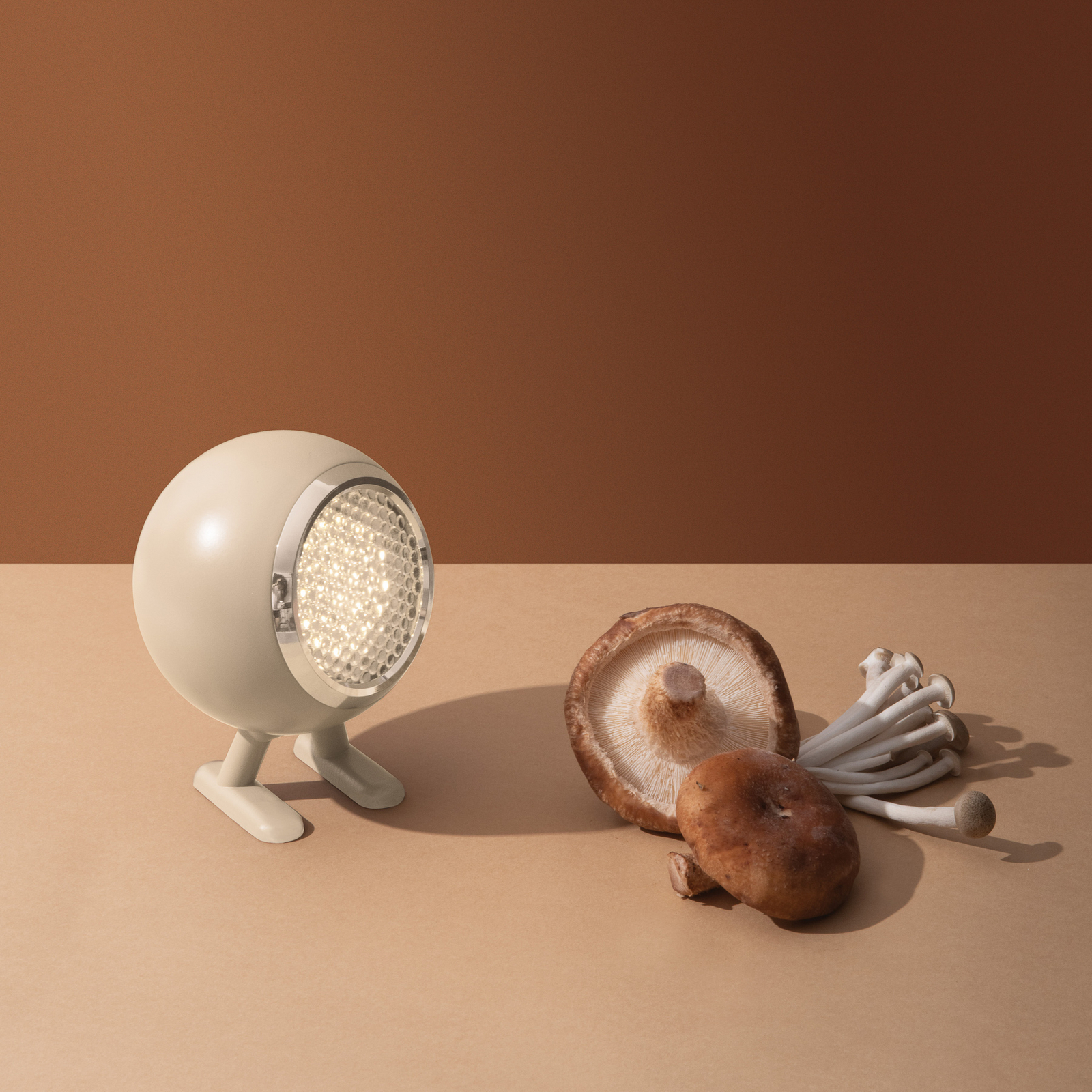 Norbitt 3.0 LED rechargeable desk lamp, brown, CCT - MR. WATTSON