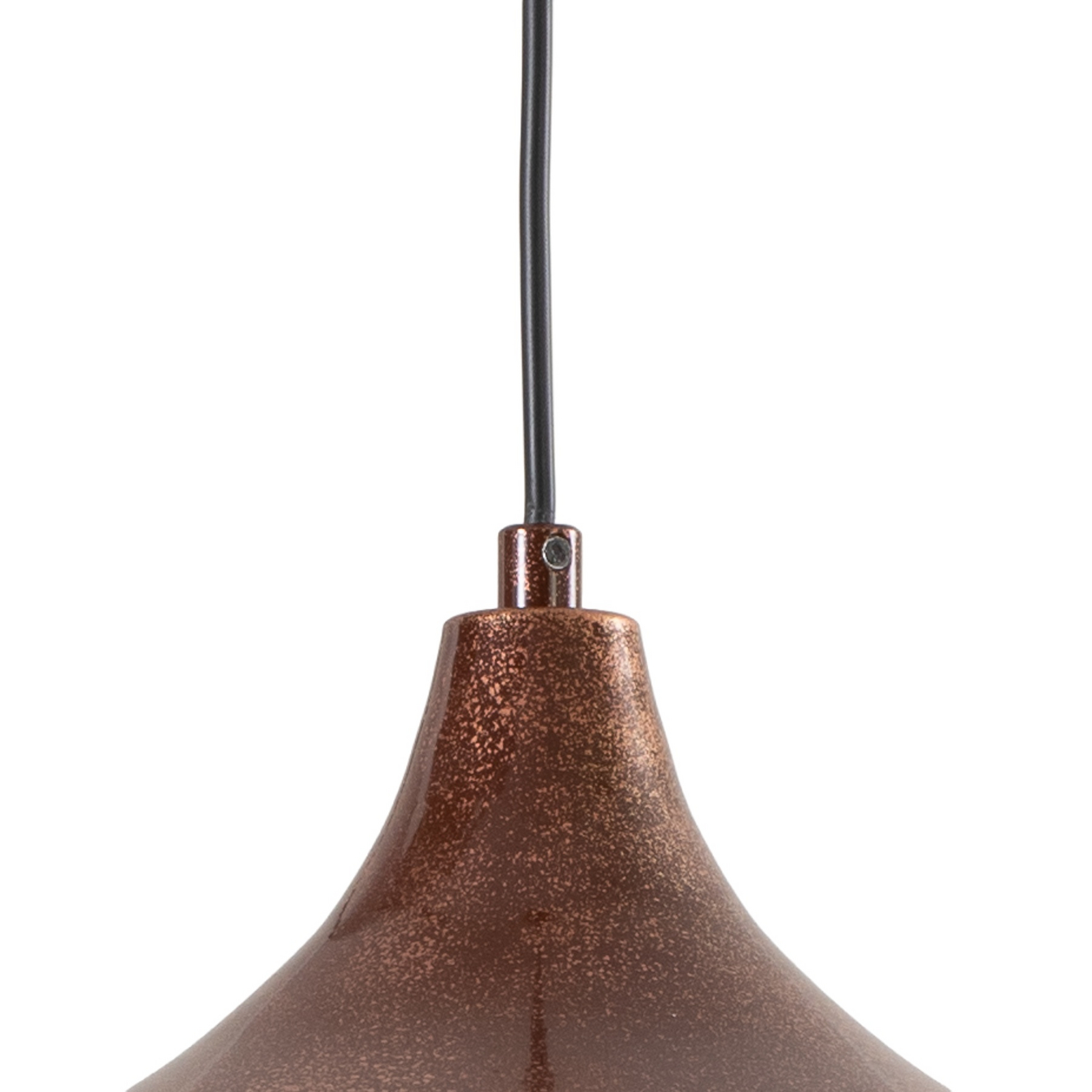 Claus pendant light, copper/gold, Ø 35 cm, metal