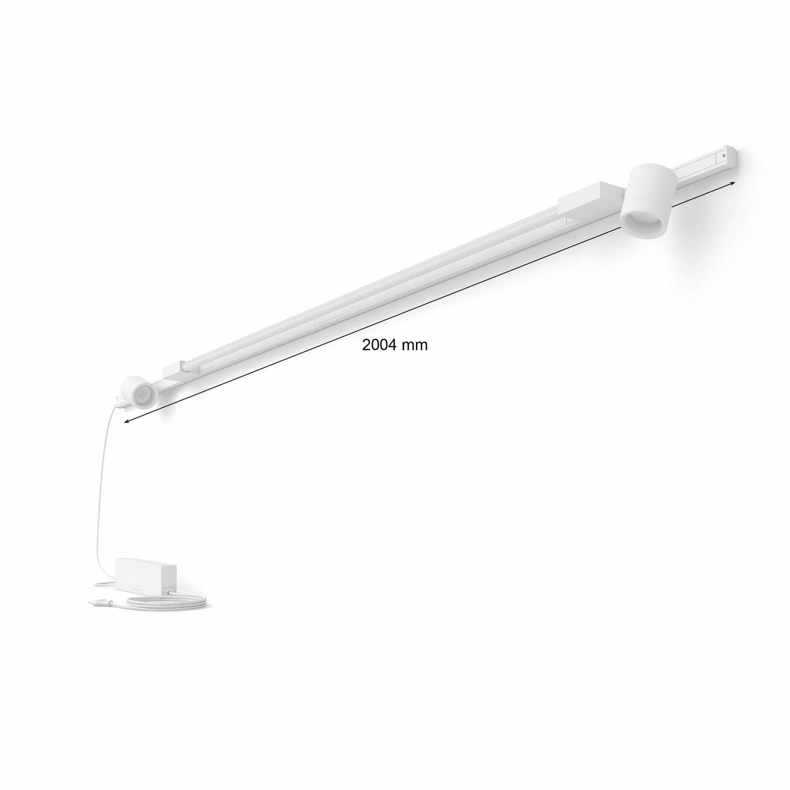 Philips Hue Perifo 2 spottia, Gradient Tube valk. - moderni kiskovalaisin - valaisinkiskot - lamppu Työhuone/toimisto valkoinen