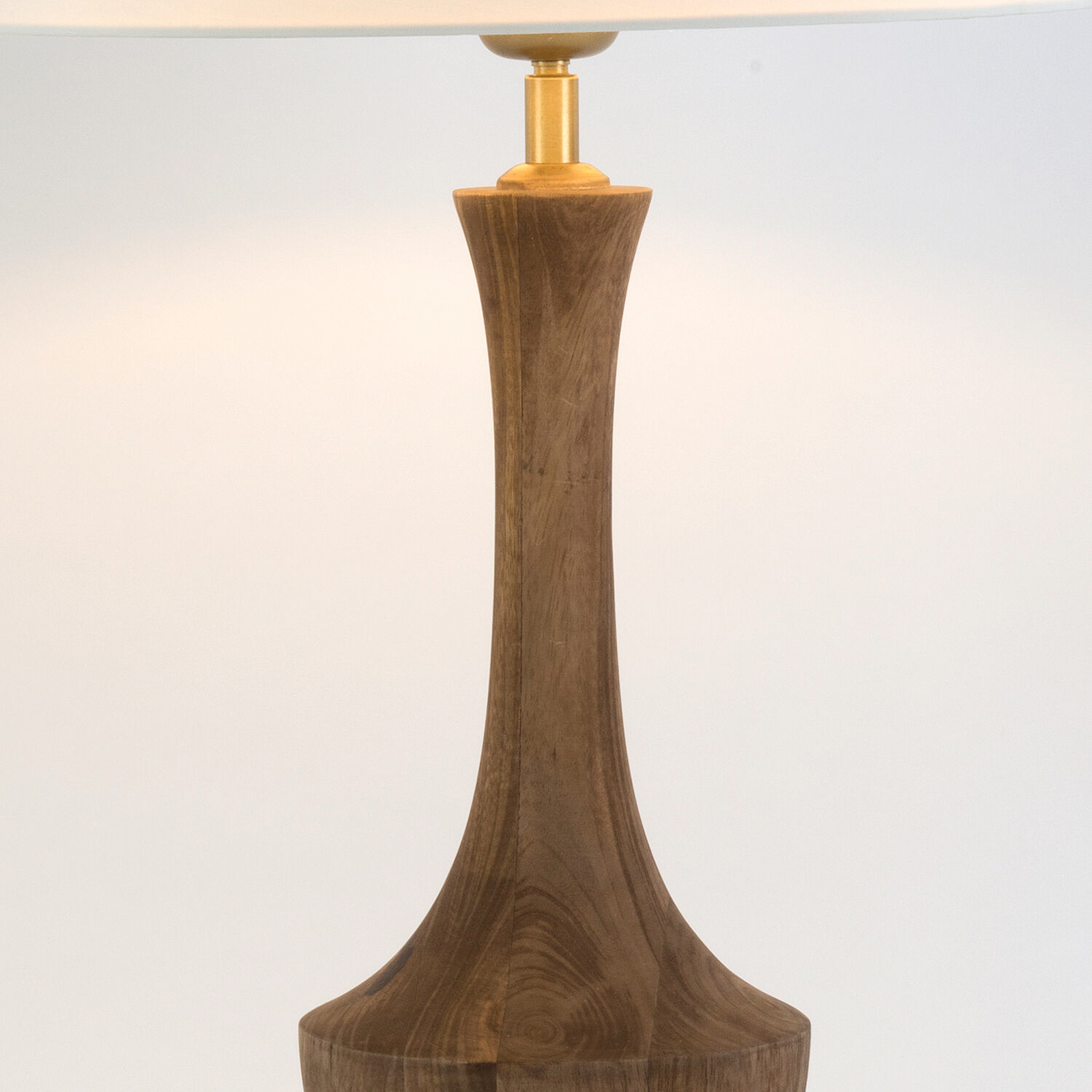 Bordlampe SUBASIO, natur/écru, høyde 50 cm, mangotre, E27