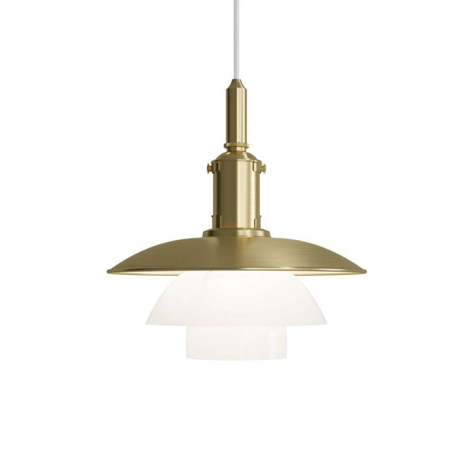 PH 3/3 Candeeiro Suspenso Limited Edition Brass/Opal - Louis Poulsen