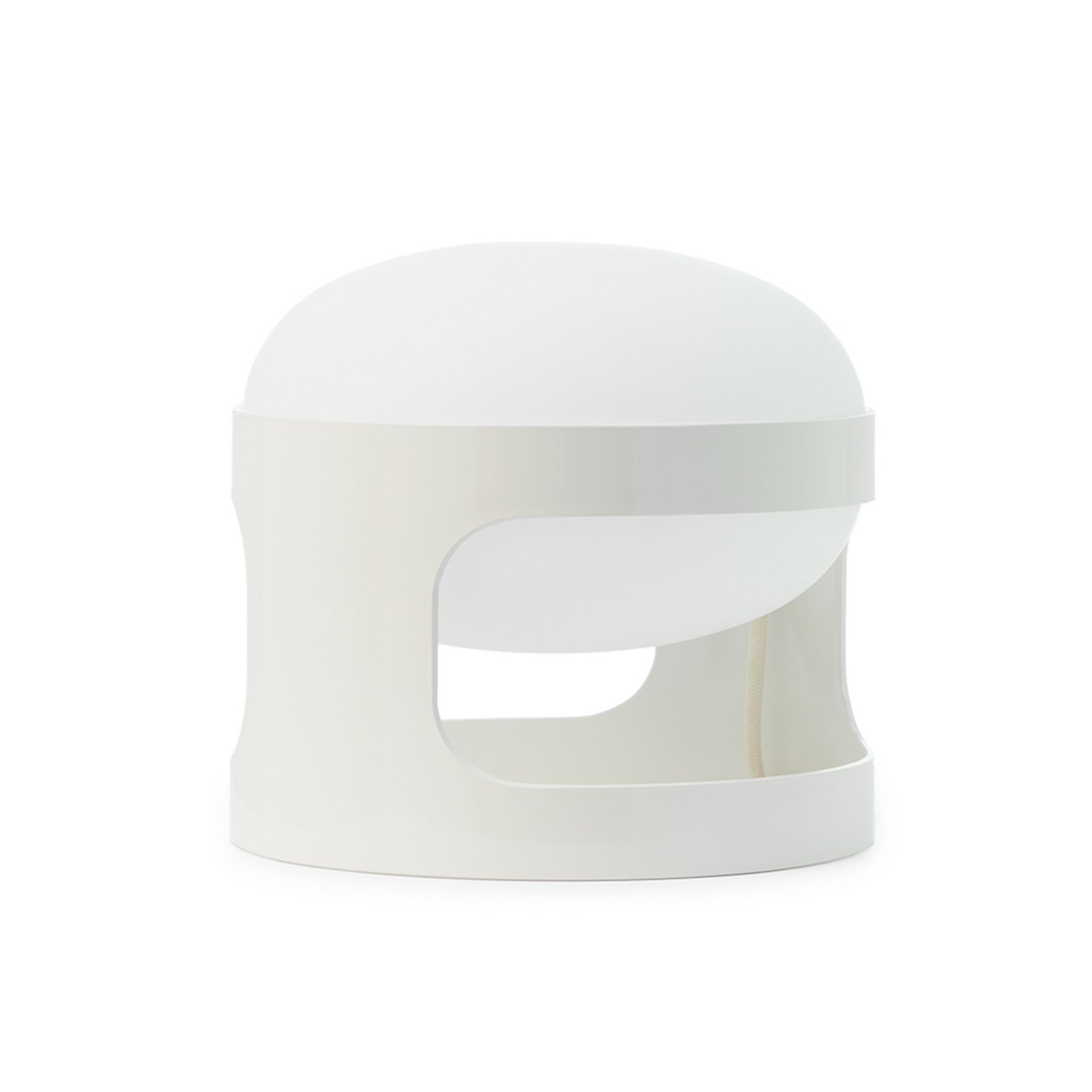 Lampada da tavolo Kartell KD28, bianca, Ø 25 cm, E14-LED