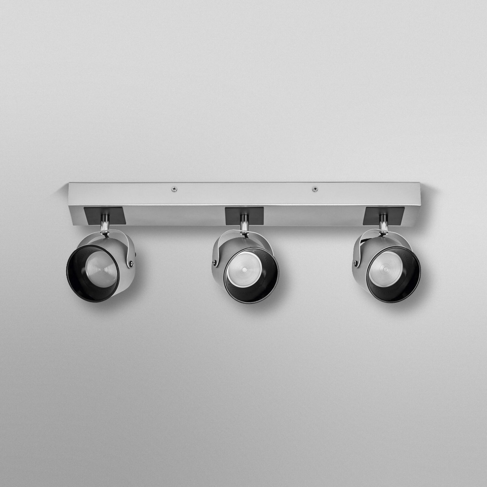 OSRAM LED-Deckenleuchte JUPITER, 3-flammig, silber, Metall