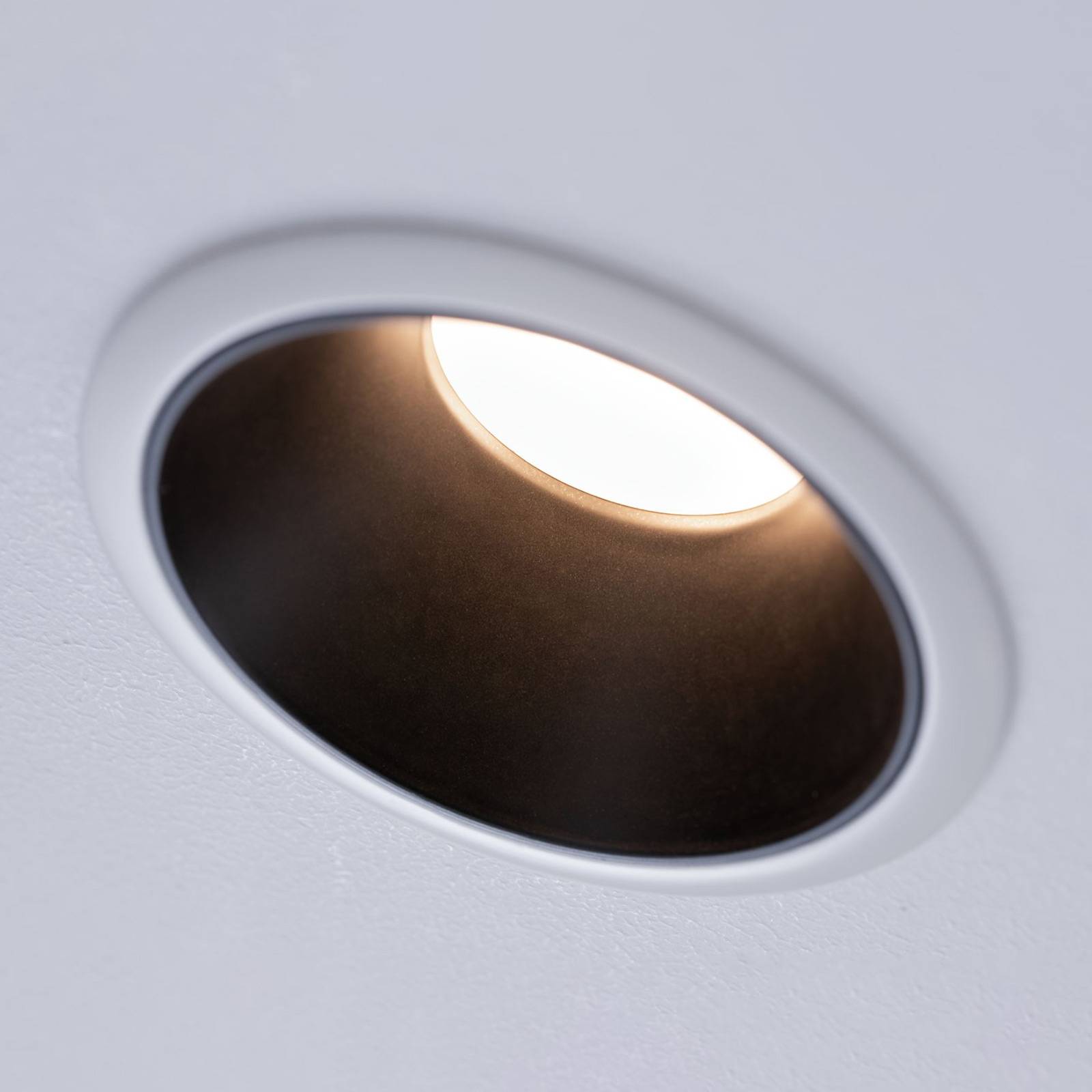Paulmann Cole LED-spotlight svart-vit