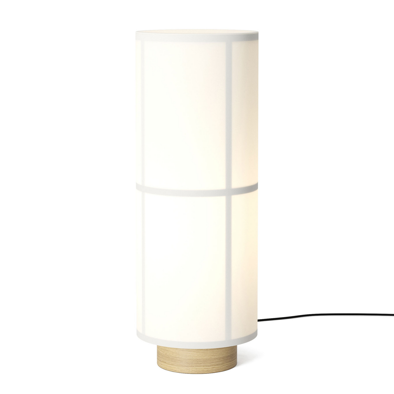 Tischlampe für Wohn- / Esszimmer weiß - dimmbar -Designer Tischleuchte - Menu - weiß / opal - Textil