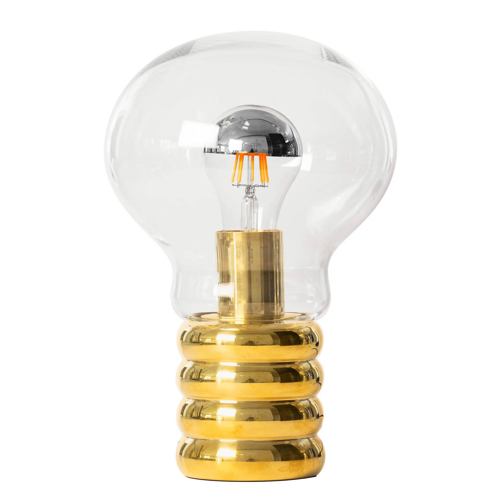 Stolová LED lampa Ingo Maurer Bulb Brass, mosadz