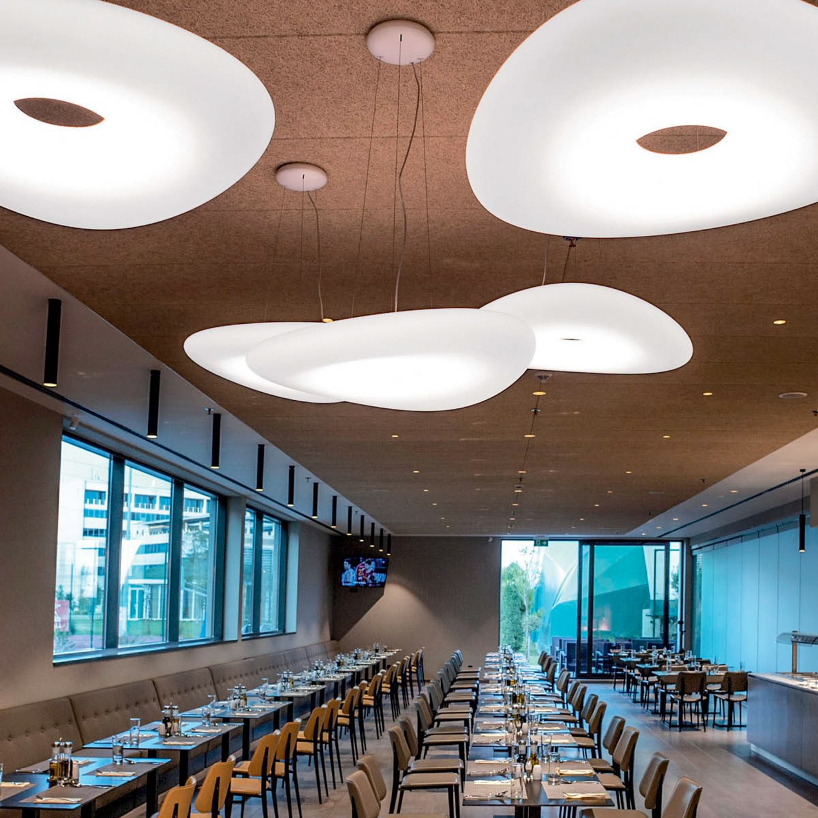 Mr. Magoo LED-Hängeleuchte, DALI, 52 cm, warmweiß - Stilnovo