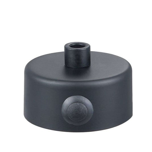Mini takrosett, Ø 5 cm, svart – Halo Design
