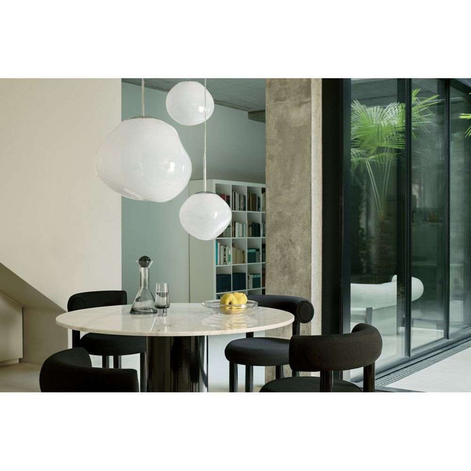 Melt Candeeiro Suspenso Mini Opal/Gold - Tom Dixon