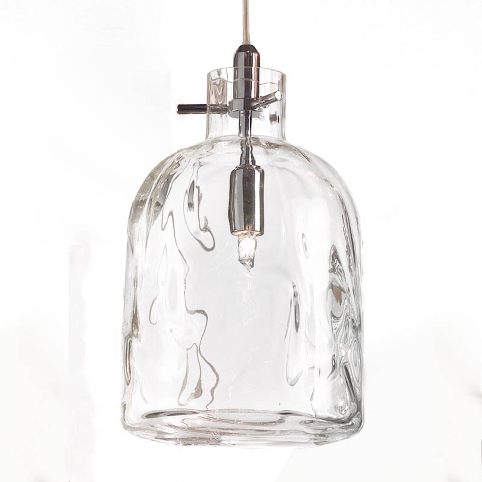 Selène Designová závěsná lampa Bossa Nova 15 cm transparentní