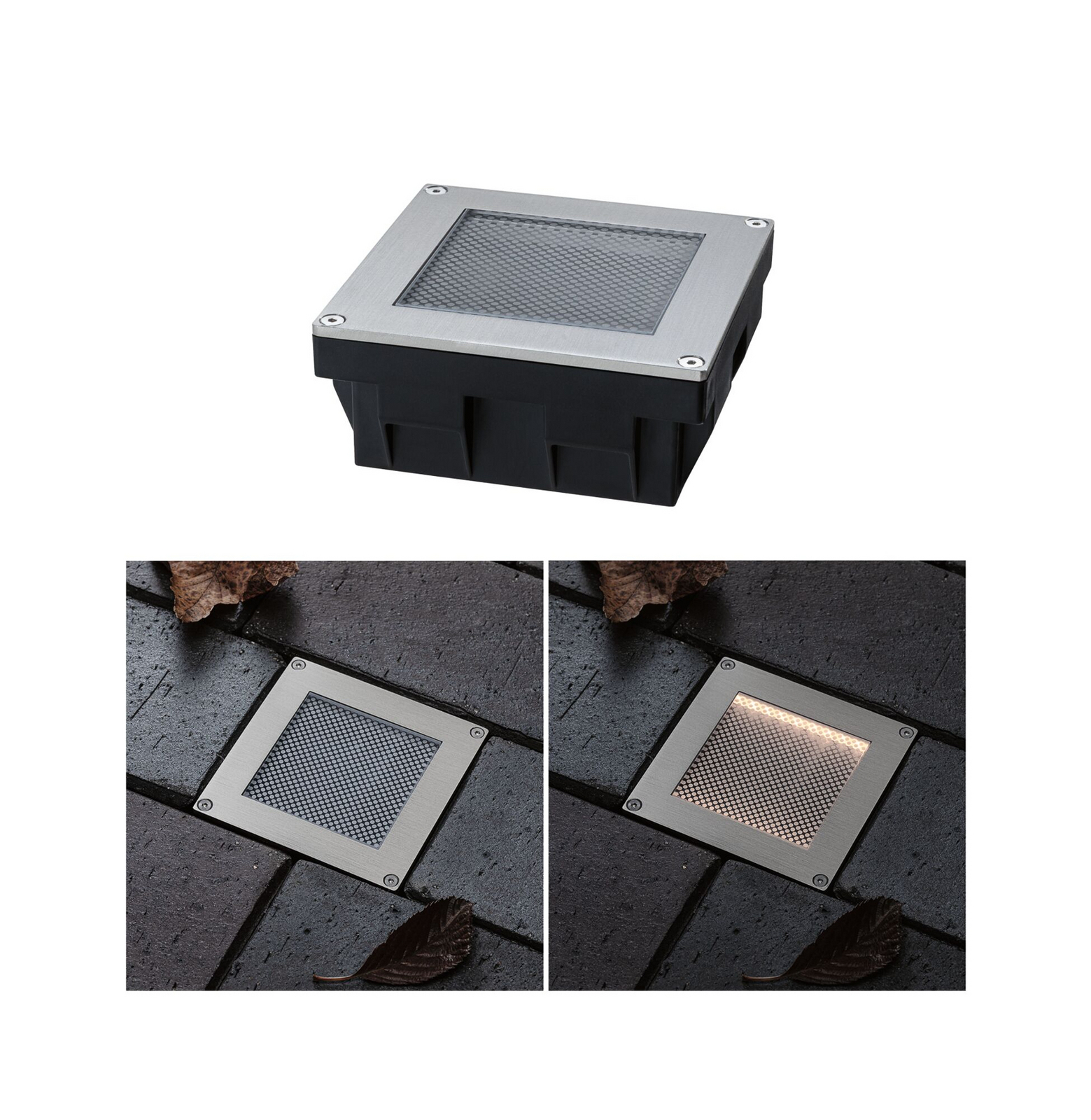 Paulmann LED solárna podlahová svietidlo Sorea, železo, dĺžka 10 cm, 3000 K Paulmann LED solárna podlahová svietidlo Sorea, železo, dĺžka 10 cm, 3000 K