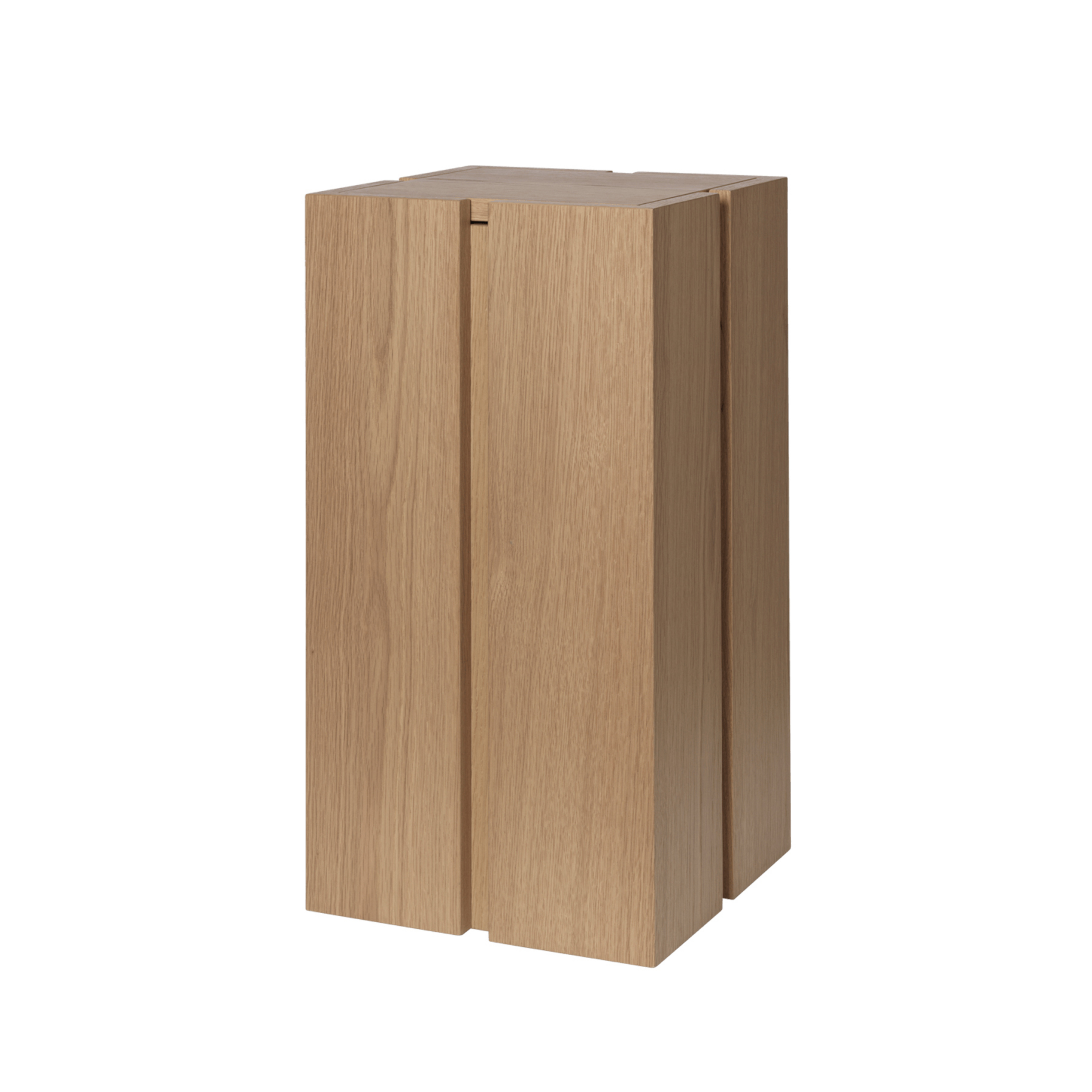 PARCEL Ständer, Eichenholz natur, Höhe 60 cm - ferm LIVING