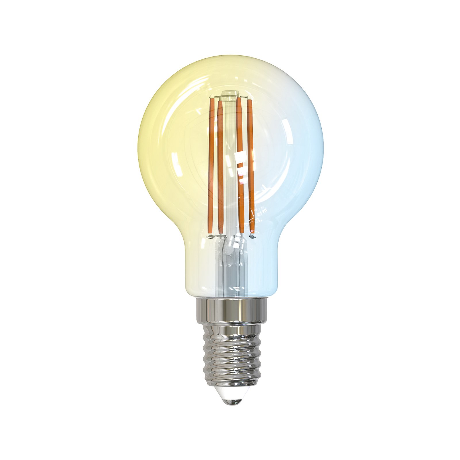 LUUMR Smart LED-Tropfenlampe 3er-Set E14 4,2W CCT klar Tuya