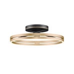 Loop LED-Deckenlampe, black/ivory gold, Ø 60 cm, CCT - PURE
