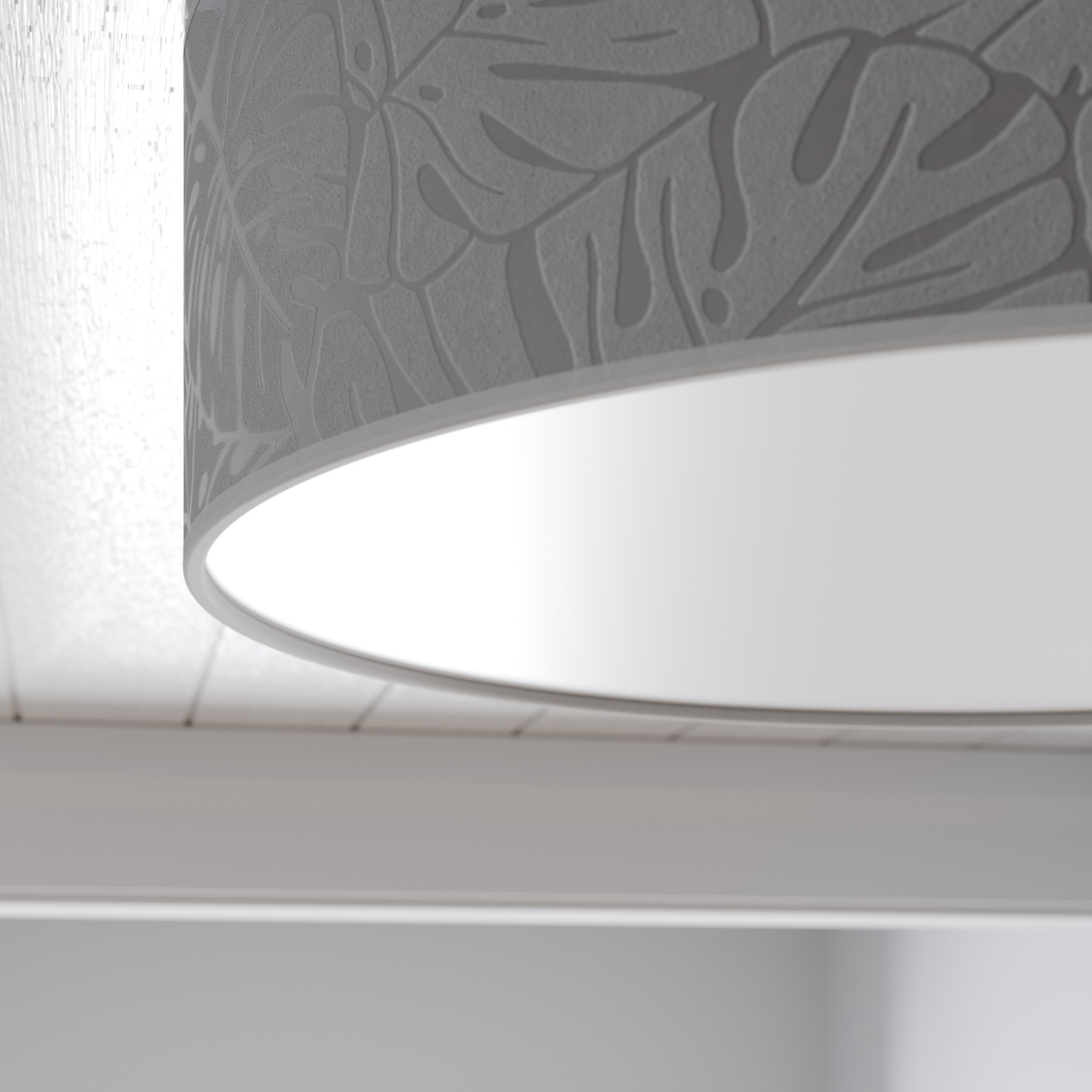 Lampa sufitowa Hierro z przesłoną okrągła Ø 58 cm
