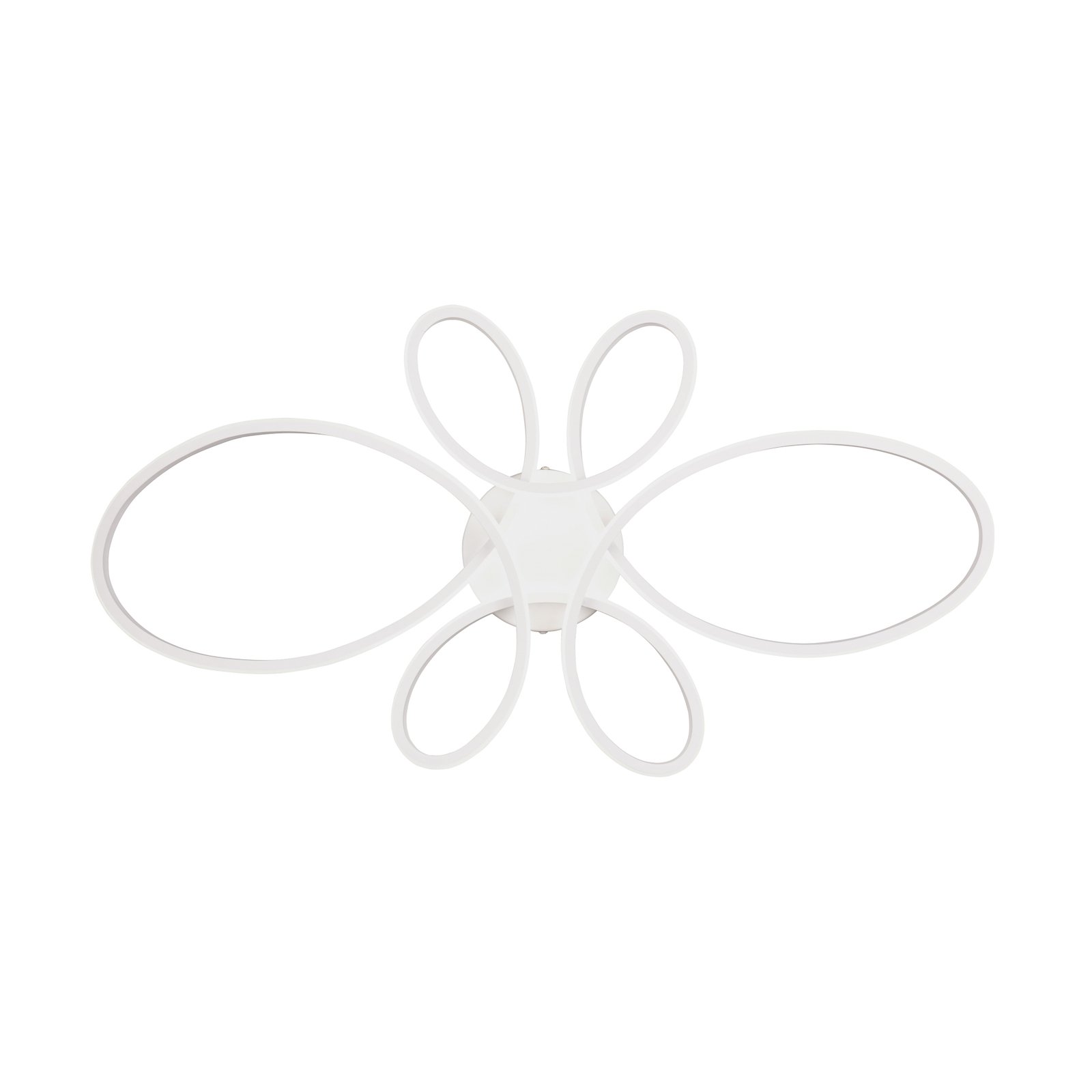 Plafoniera Fly LED, bianco opaco, 4.000 K, 83 cm x 45 cm