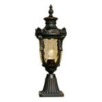 Philadelphia podna lampa, bronca/jantar, 54 cm, IP43 - Elstead