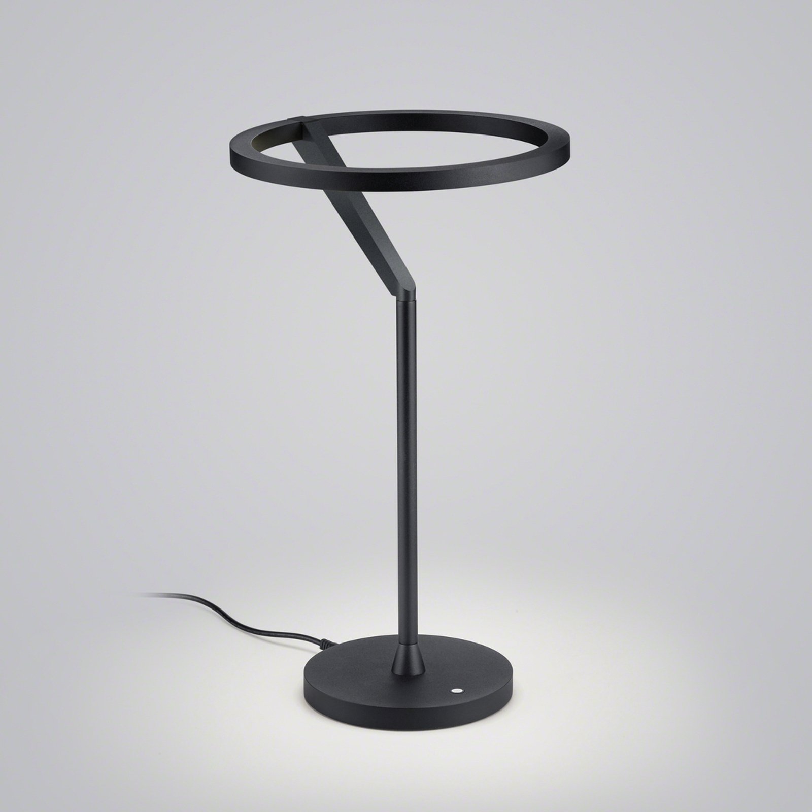 Helestra Elara LED настолна лампа надолу с възможност за димиране черна