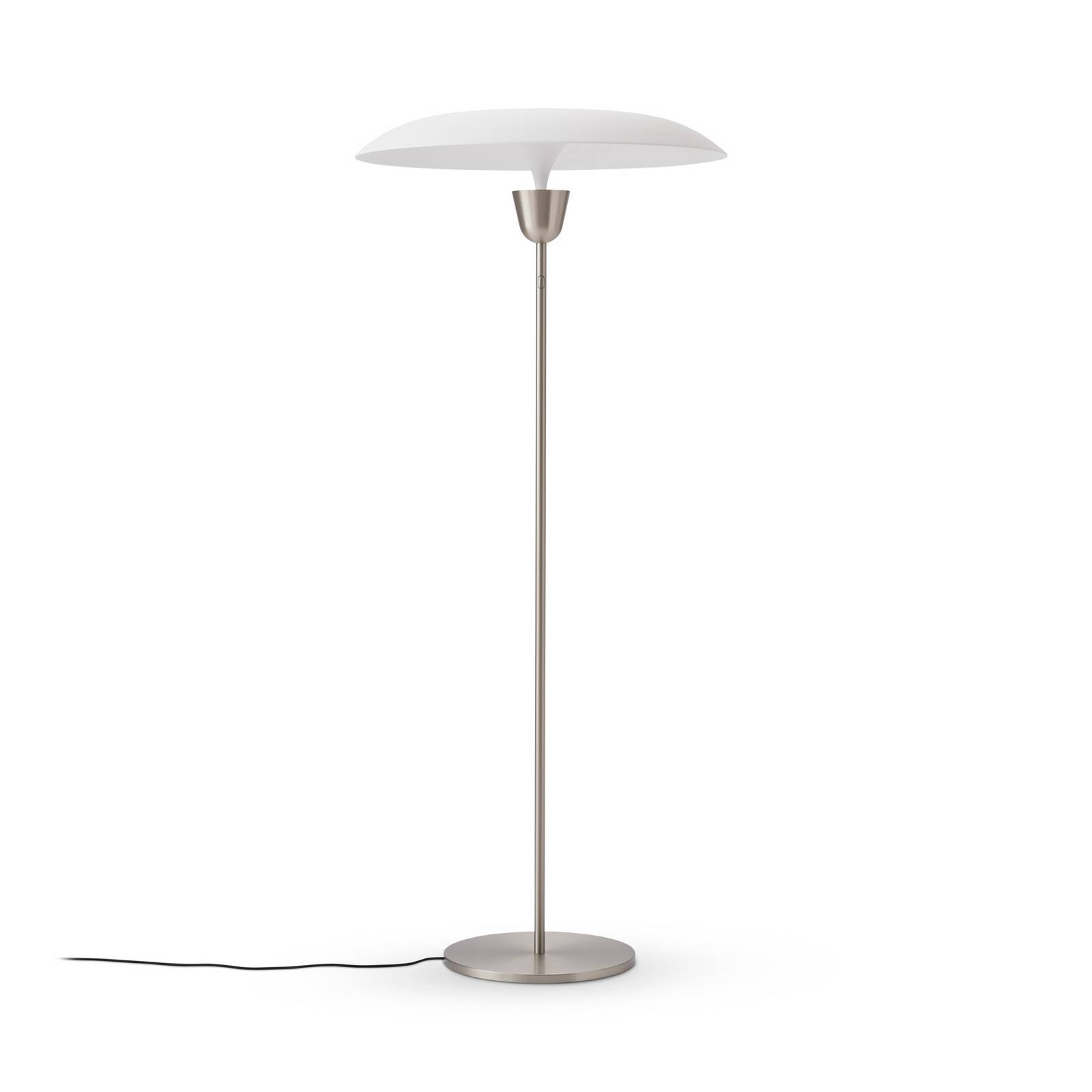 NEW WORKS LED-Stehleuchte Kantarell, nickel, dimmbar, 127cm