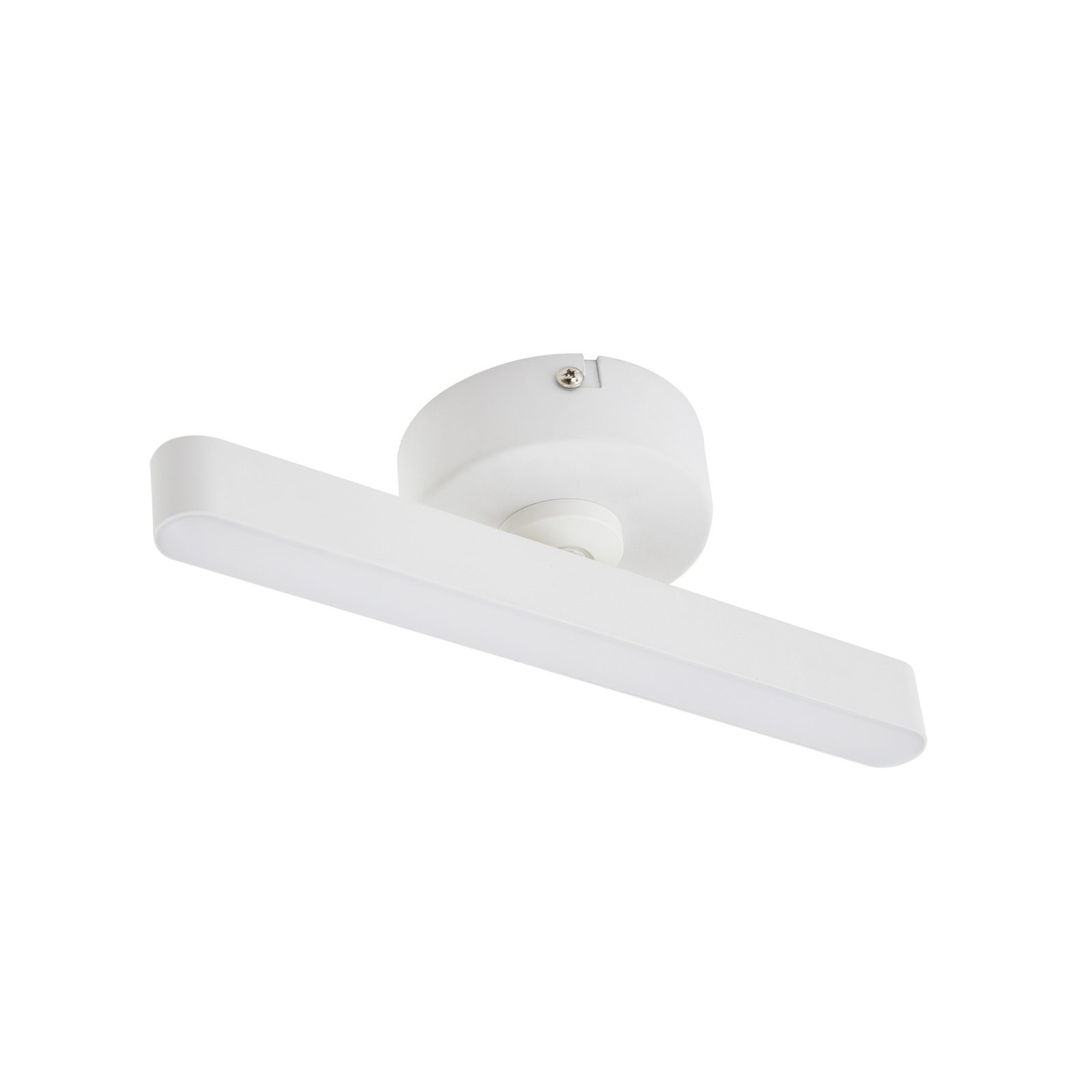 Lindby LED spotlight Eldrin, white, 1-bulb, batten light