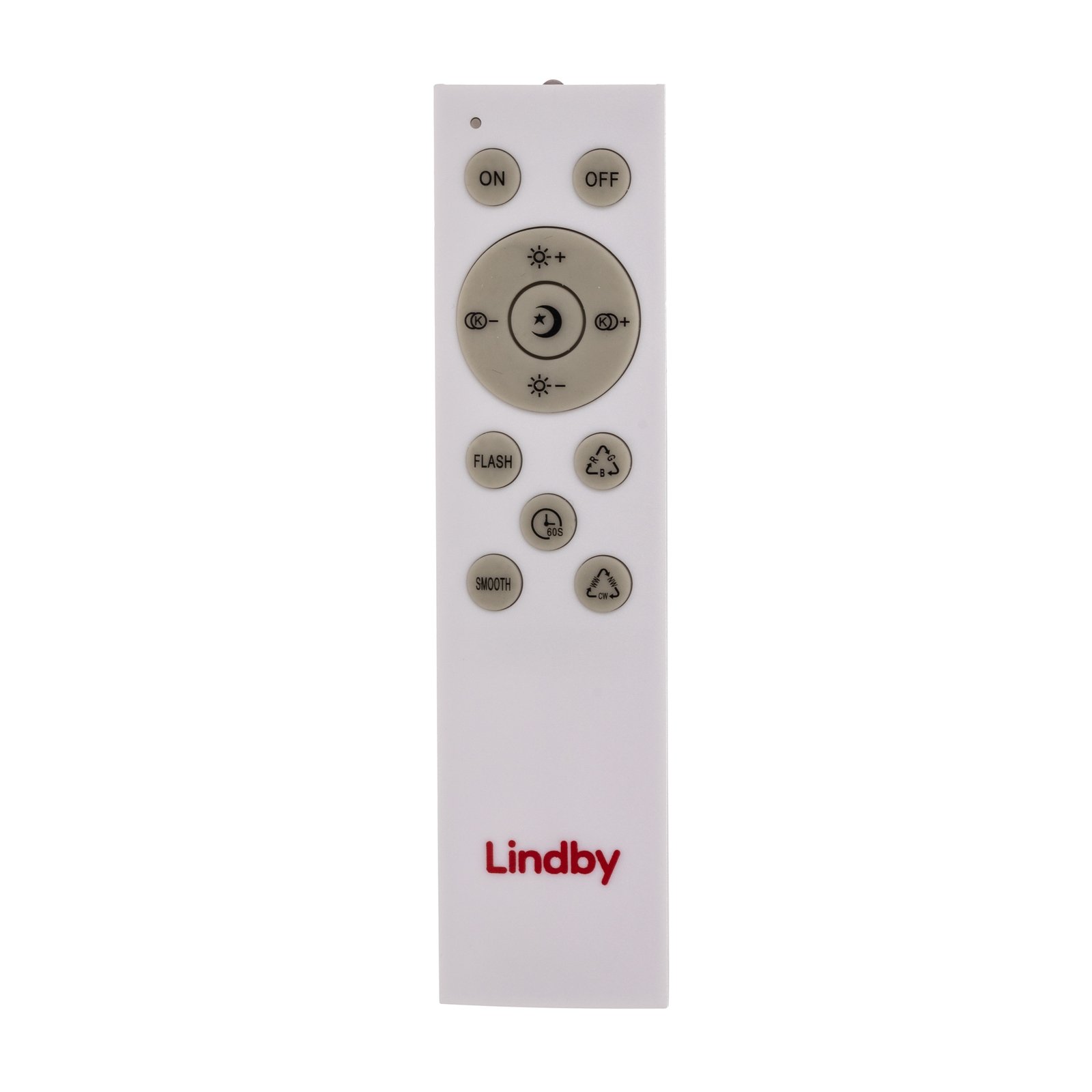 Lindby Smart LED-Deckenleuchte Innes Holz Ø39cm RGB CCT Tuya