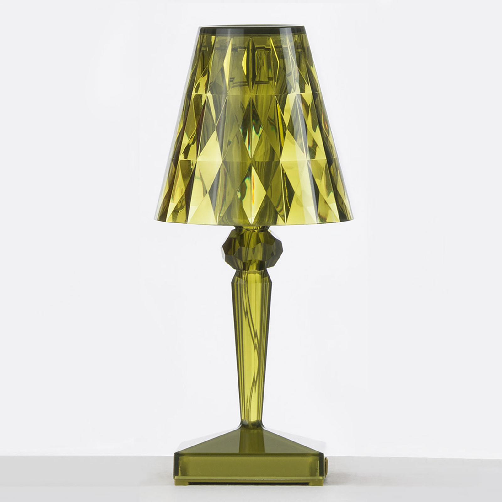 Battery Portable Lampe de Table IP54 Vert - Kartell
