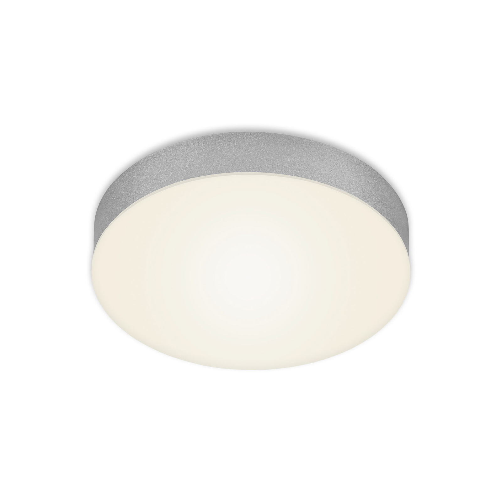 Flame LED-loftlampe, Ø 21,2 cm, sølv