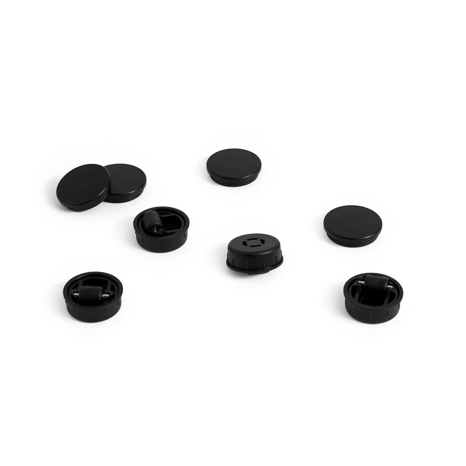 Feet and castors for Facet Cabinet Set of 4 HAY