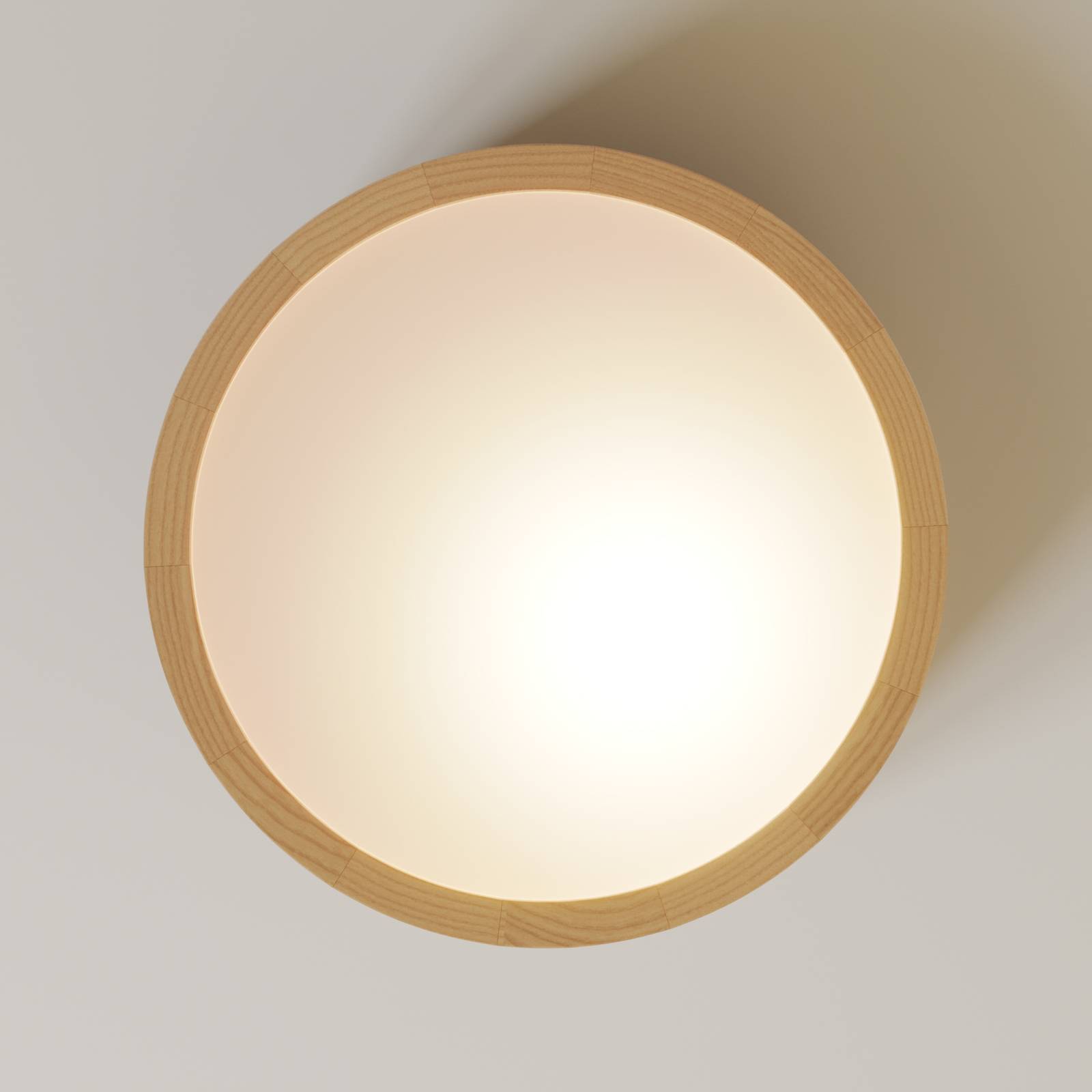Envostar Kerio lampa sufitowa, Ø 27 cm, biała