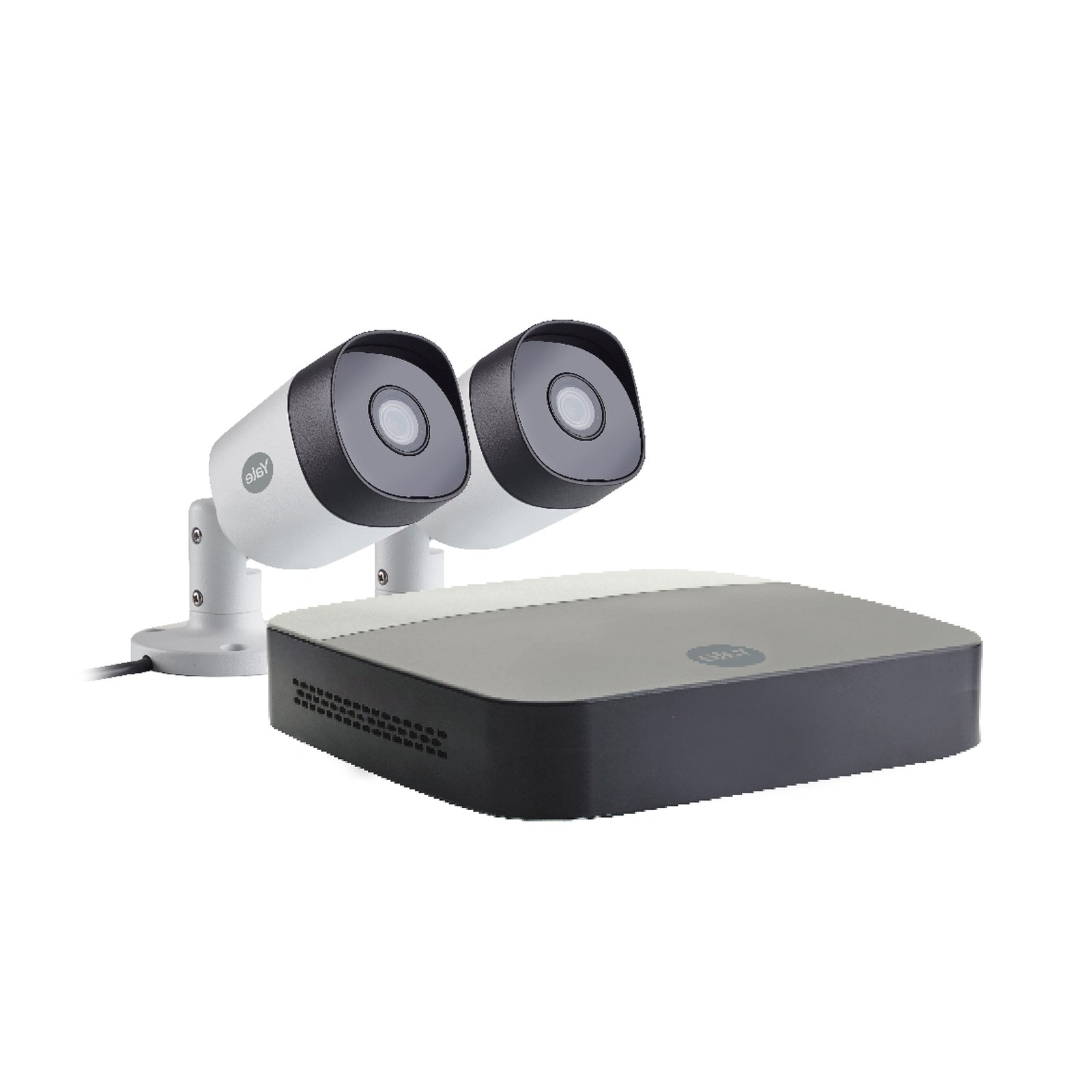 Yale CCTV Kit 2 Kameras und 1TB Festplatte weiß