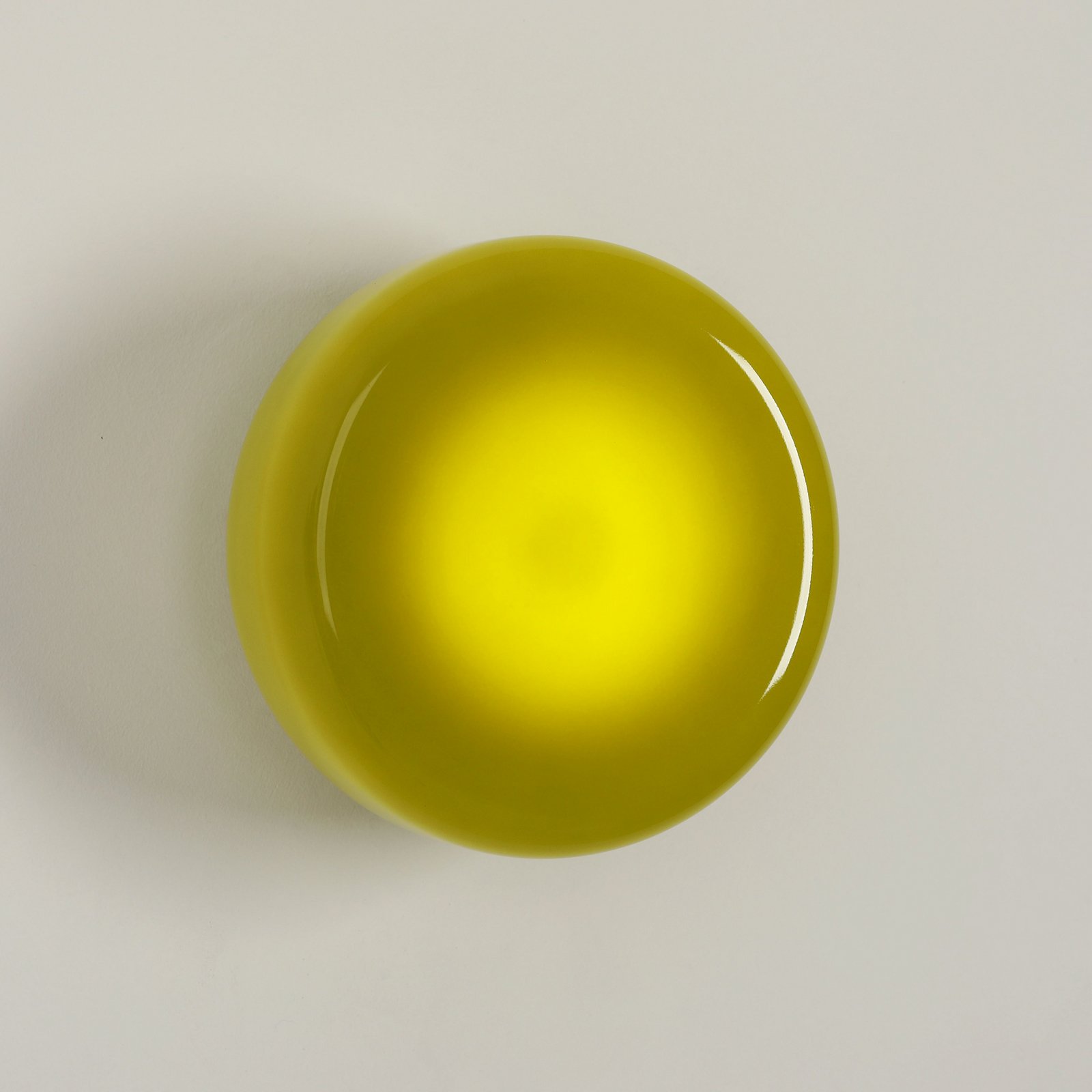 Sienas lampa BonBon, zaļa, Ø 16 cm, stikls